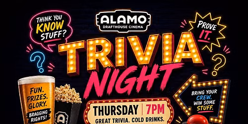 General Trivia at Alamo Drafthouse Cinema Loudoun