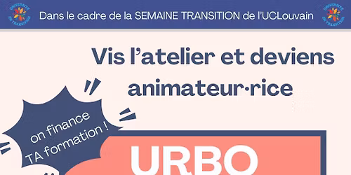 Formation \u00e0 l'outil p\u00e9dagogique : Urbo, ville en transition