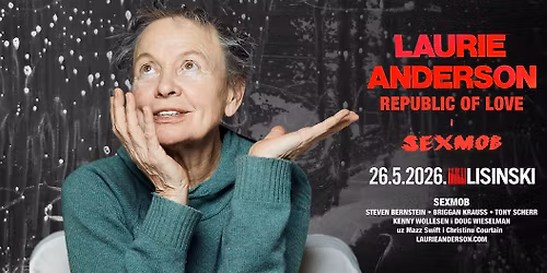 Laurie Anderson i Sexmob u Lisinskom