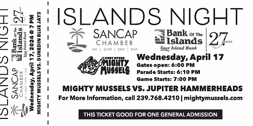 Jupiter Hammerheads at Fort Myers Mighty Mussels at Lee Health Sports Complex