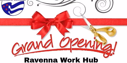 Grand Opening-Ravenna Work Hub-Ribbon Cutting 