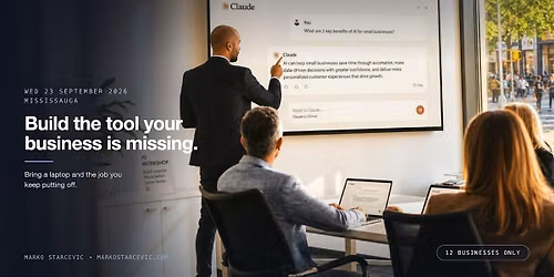 Build with AI: Full-Day Hands-On Workshop | Mississauga