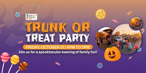 Trunk or Treat on October 31, 2025, from 4\u20137 PM! \ud83c\udf83\ud83d\udc7b