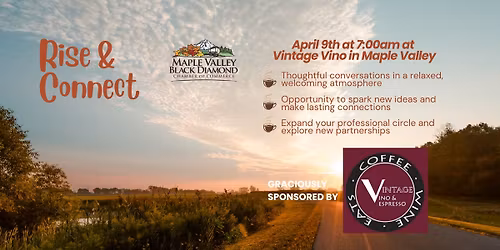 April's Rise and Connect- Hosted by the Chamber!