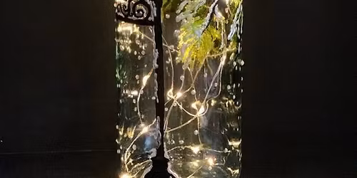 Christmas Holiday Light up Bottle