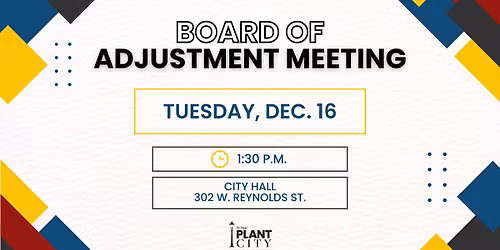 Board of Adjustment Meeting