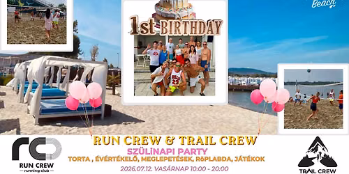 RUN Crew & TRAIL Crew sz\u00fclinap a LUPA BEACHen <3 1 \u00e9vesk\u00e9k lett\u00fcnk <3
