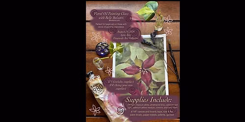 Floral Oil Painting with Belle Balzotti