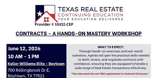 In Person \u2013 COMPLIMENTARY \u2013 Contracts \u2013 A Hands-On Mastery Workshop \u2013 June 12th, 2026