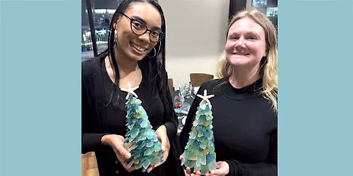 Sea Glass Tree Craft and Sip | Your Choice of Colors