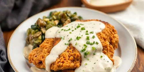 Chicken Fried Steak with Sausage Gravy Cooking Class