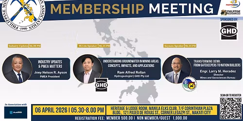 April Membership Meeting