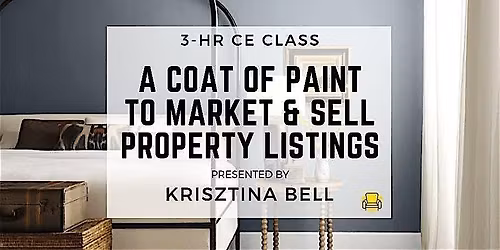 3HR  CE Class - A Coat of Paint to Market & Sell Property Listings