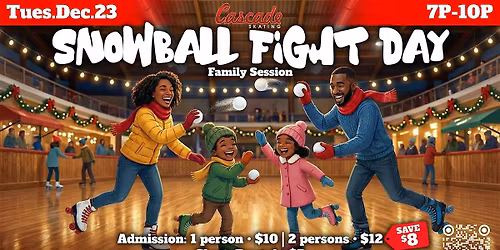 Snowball Fight Day at Cascade!