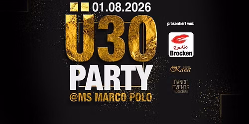  DIE \u00dc30 TANZNACHT ON BOAT MIT RADIO BROCKEN