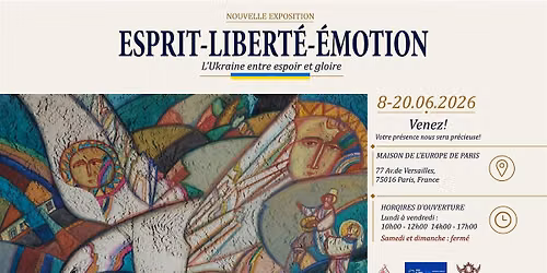 L'Ukraine entre espoir et gloire: exposition de peintures