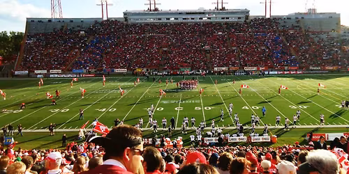 Parking Calgary Stampeders at Hamilton Tiger-Cats