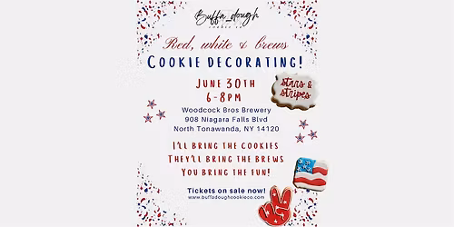 Red, White & Brews Cookie Decorating!