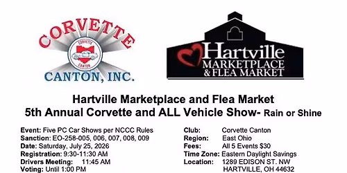 5th Annual Hartville MarketPlace Car Show