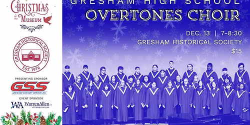 Gresham Overtones Choir Performance