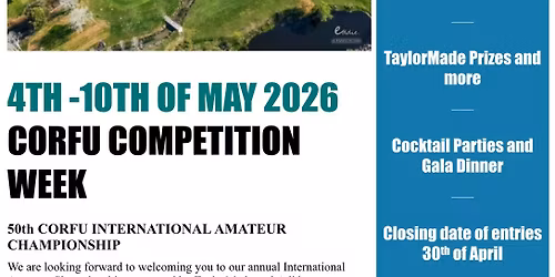 The 50th Corfu International Amateur Championship