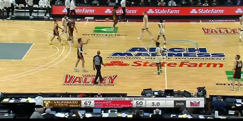 Valparaiso University at UIC Flames Mens Basketball at Credit Union 1 Arena at UIC