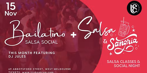 Bailatino Salsa Social -NOVEMBER 15