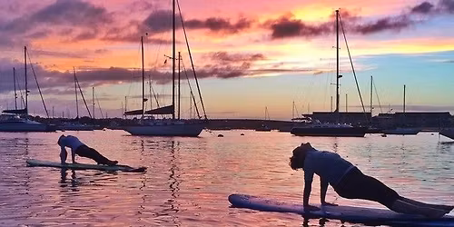 Sunset SUP Yoga \u2022 Beverly MA