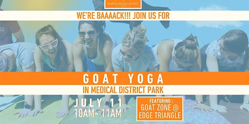Goat Yoga at Medical District Park