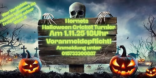 Hornets Halloween Cricket Doppel Turnier