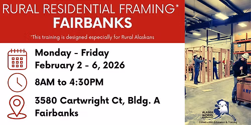 Rural Residential Framing - FREE, Hands-on Introductory Training