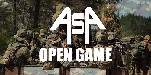 ASA Open Game (Albany 8th nov 0900 - 1530)