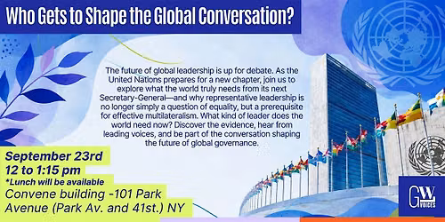 Who Gets to Shape the Global Conversation?