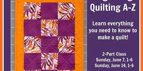 Beginning Quilting A-Z