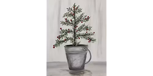 Farmhouse Fir Tree - Paint and Sip in Phoenix | Classpop!\u2122