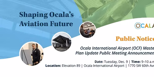 Ocala International Airport Master Plan Meeting