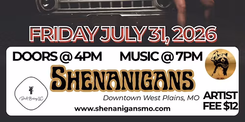 Leilani Kilgore "Turn & Burn Tour" - Shenanigans