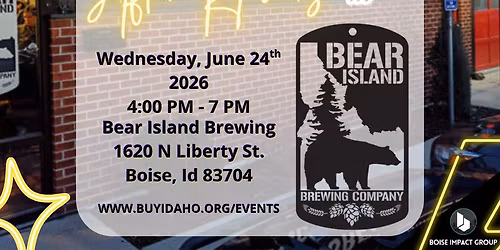 Buy Idaho After-Hours @ Bear Island Brewing
