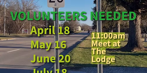 Highway Clean Up VOLUNTEERS NEEDED
