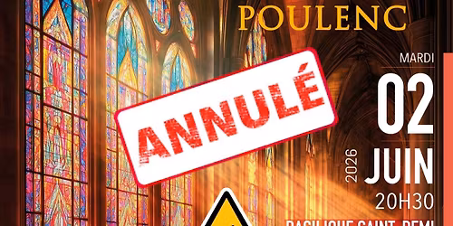 Requiem de Durufl\u00e9 & Concerto pour Orgue, Timbales et Orchestre de Poulenc