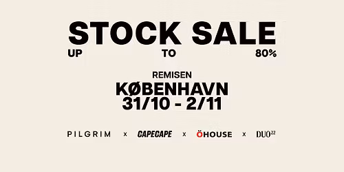 PILGRIM x RLVNZ \/\/ STOCK SALE K\u00d8BENHAVN