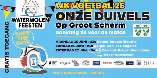 ONZE DUIVELS op groot scherm!