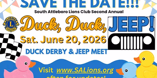 SA Lions 2nd Annual Duck, Duck, JEEP- Duck Derby & JEEP Meet