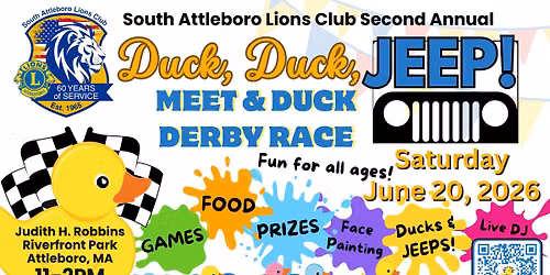 SA Lions 2nd Annual Duck, Duck, JEEP- Duck Derby & JEEP Meet