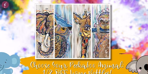 Choose Your Peekaboo Animal: 1\/2 OFF Wine Bottles!