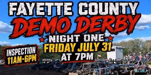 Fayette county fair derby Night #1