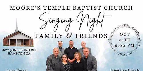 October Singing with Family & Friends