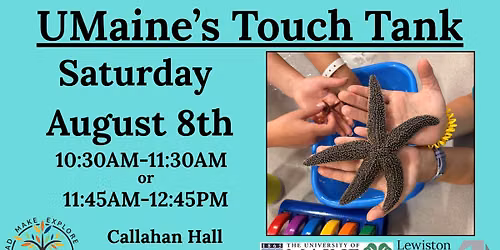 UMaine\u2019s Touch Tank Hands-On Experience