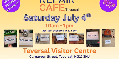Teversal Repair Caf\u00e9