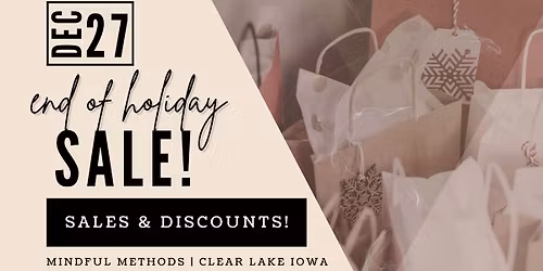 End of Holiday Sale!
